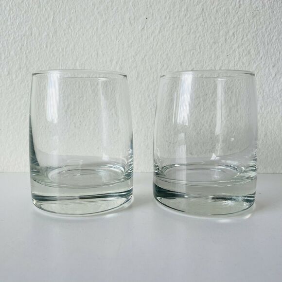 VTG Libbey Barware Lowball Glasses Set of 2 HTF - Picture 1 of 8